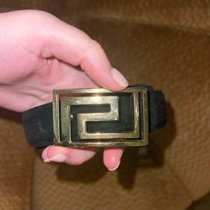 Suede Versace Belt